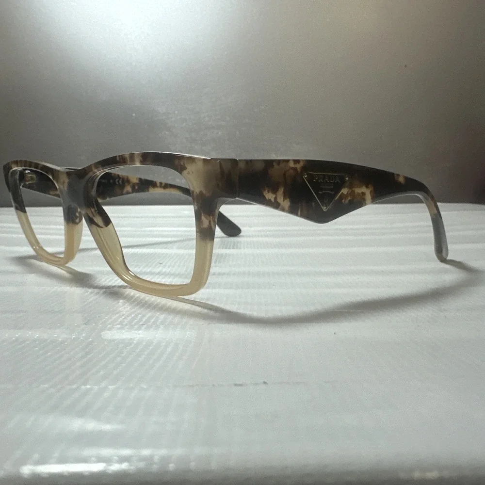 Prada VPR 20Q Eyeglasses (FRAMES Only ) ROZ-1O1 Tortoise 52[]16-140 Brown